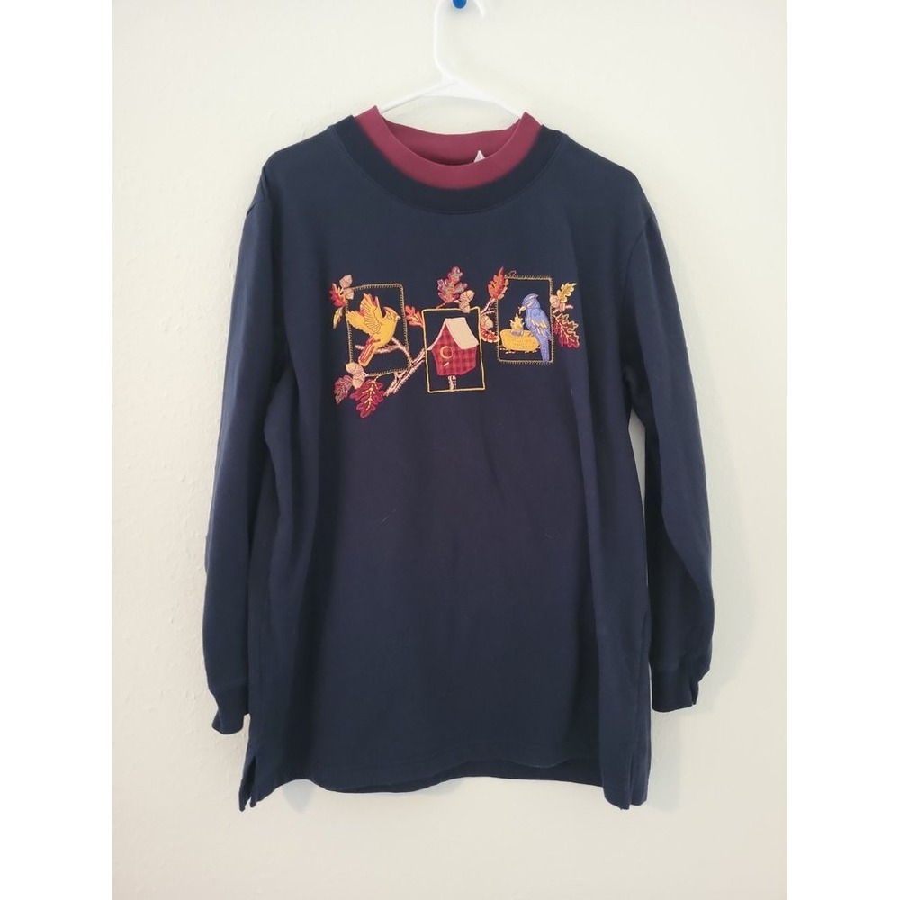 Vintage Bobbie Brooks Women's Embroidered Sweatshirt‎